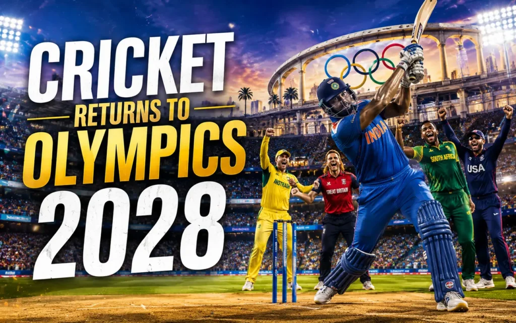Cricket returns to the Olympics at Los Angeles 2028 with T20 men's and women's tournaments after a 128-year absence.